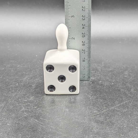 Vintage Small Las Vegas souvenir Ceramic dice bell - Picture 6 of 10